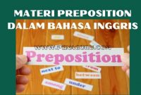 materi prepositions dalam bahasa inggris