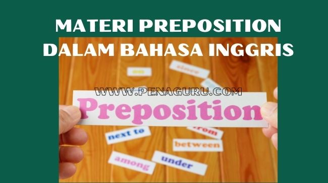 materi prepositions dalam bahasa inggris