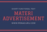 Materi Advertisement Text dalam Bahasa Inggris