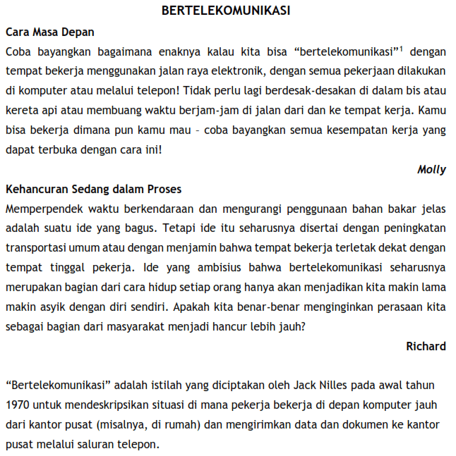 Contoh Soal AKM Terbaru Jenjang SD SMP SMA Tahun 2020 Lengkap dengan Pembahasan 4 Contoh soal AKM Terbaru