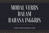Macam-macam modal verbs