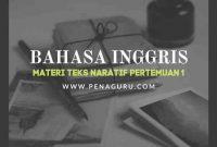 materi teks naratif pertemuan 1