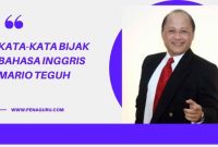 Kata-kata bijak Bahasa Inggris Mario Teguh