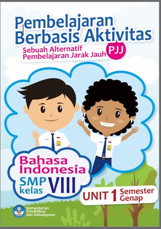 Modul Pembelajaran Daring Bahasa Indonesia Kelas 7 8 9 Berbasis Aktivitas Semester Genap SMP 1 modul pembelajaran daring