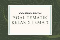 Soal Tematik Kelas 2 Tema 7