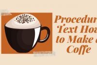 cara membuat kopi menggunakan bahasa inggris