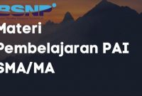 materi pembelajaran pai sma