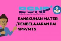 materi pembelajaran pai smp