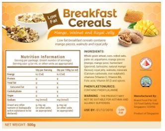 Contoh Soal Label Makanan dalam Bahasa Inggris