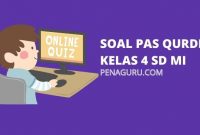 Soal PAS Qurdis Kelas 4 SD MI Semester 2