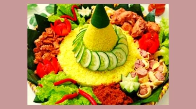 Teks Prosedur Cara Membuat Nasi Tumpeng dalam Bahasa Inggris 1 Teks Prosedur Cara Membuat Nasi Tumpeng