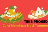 teks prosedur cara membuat nasi tumpeng