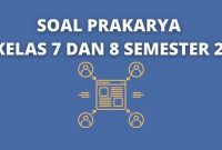 soal pat prakarya smp semester 2