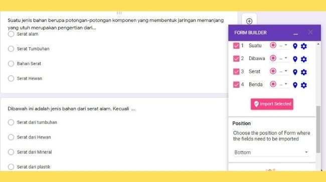 Cara Menggunakan Form Builder Di Google Form