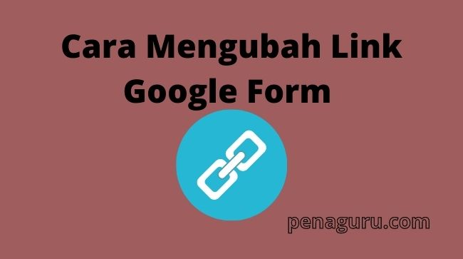 Cara merubah nama link google form
