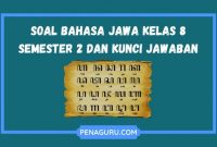 soal Bahasa Jawa kelas 8 semester 2 dan kunci jawaban