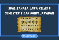 soal bahasa jawa kelas 9 semester 2 dan kunci jawaban