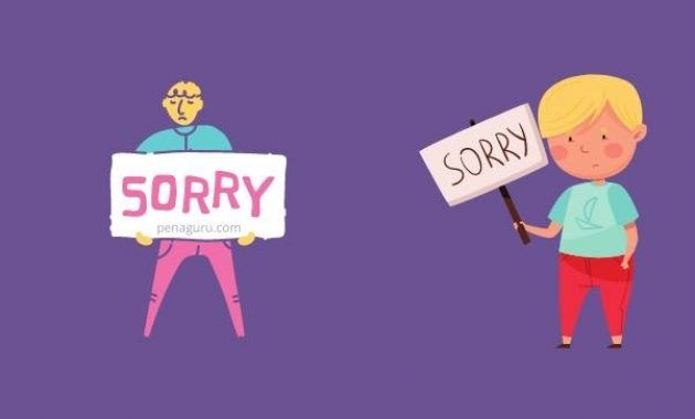 expressing apology