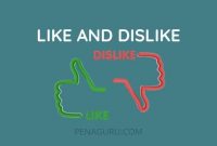 like and dislike