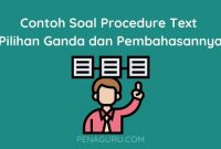 contoh soal procedure text pilihan ganda dan pembahasannya