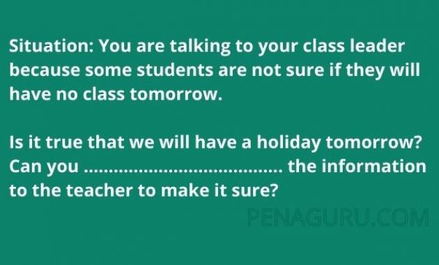soal bahasa inggris kelas 8 semester 1 beserta jawabannya