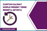 contoh kalimat simple past tense beserta artinya