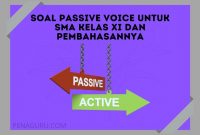 soal passive voice untuk SMA kelas xi