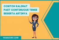 Contoh Kalimat Past Continuous Tense