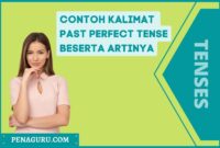 Contoh Kalimat Past Perfect Tense