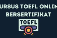 Kursus Toefl Online Bersertifikat