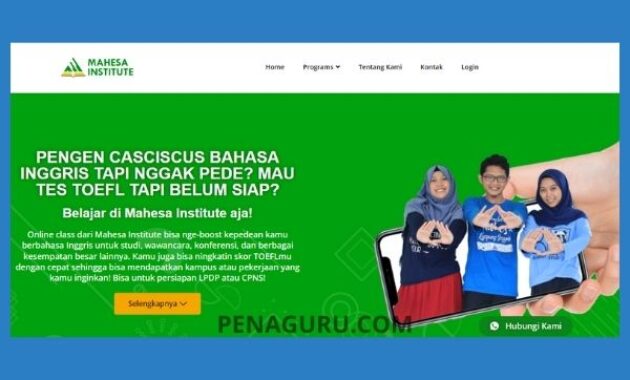 Kursus Toefl Online Bersertifikat