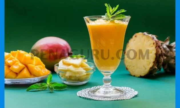 teks prosedur cara membuat jus mangga