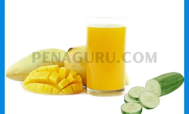 teks prosedur cara membuat jus mangga