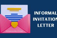 Contoh Informal Invitation Letter