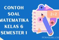 soal matematika kelas 6 semester 1 kurikulum merdeka