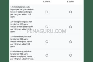 soal matematika kelas 6 semester 1