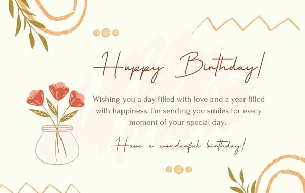 Contoh greeting card happy birthday dan artinya 