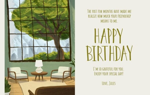 9contoh greeting card happy birthday dan artinya - PenaGuru.Com