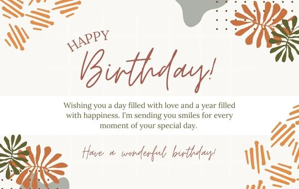 Contoh greeting card happy birthday dan artinya 