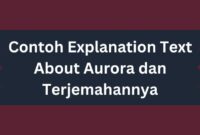 Explanation Text About Aurora