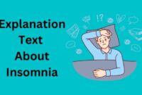 explanation text about insomnia