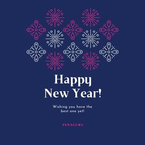 contoh greeting card happy new year