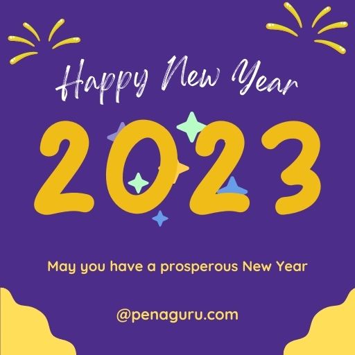 contoh greeting card happy new year