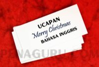 Ucapan Merry Christmas Bahasa Inggris