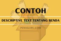 contoh descriptive text tentang benda