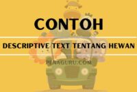 contoh descriptive text tentang hewan