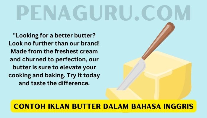 Contoh iklan dalam bahasa Inggris dan gambarnya