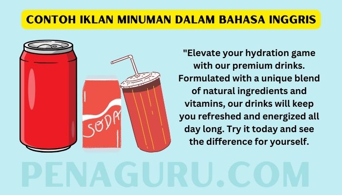 Contoh iklan dalam bahasa Inggris dan gambarnya Contoh iklan dalam bahasa Inggris dan gambarnya