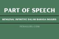 Infinitive dalam bahasa Inggris