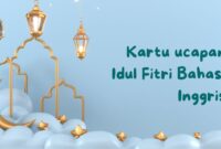 Kartu ucapan Idul Fitri Bahasa Inggris